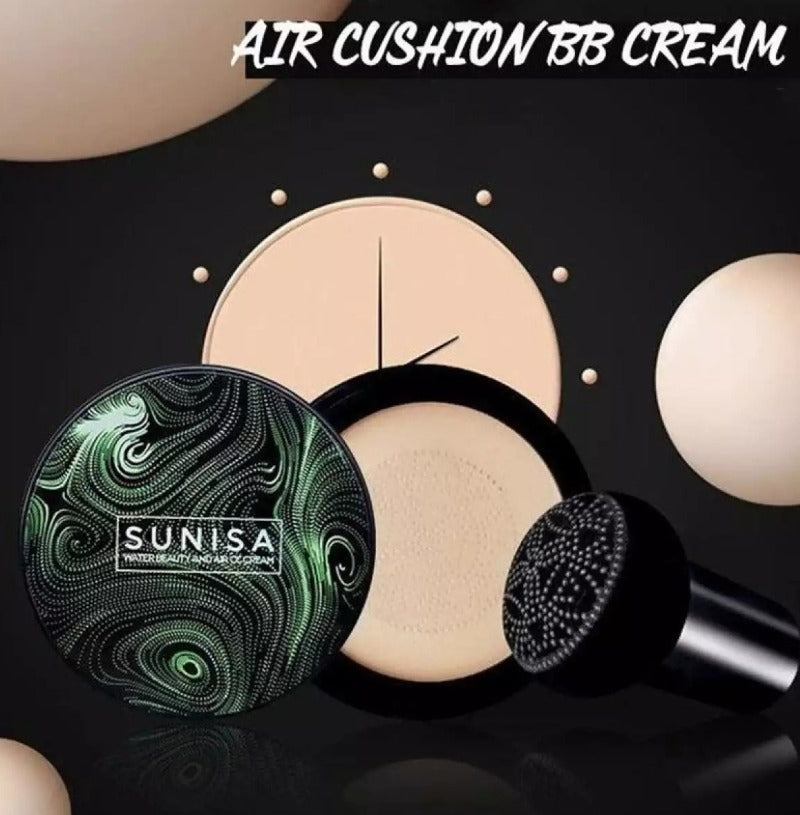 SUNISA Foundation Base Waterproof Mushroom Head Air Cushion CC Cream