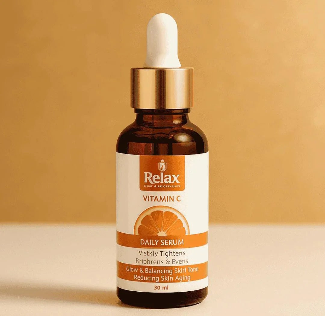 Relax Vitamin C Daily Serum 30ml | Brightening, Tightening & Even Skin Tone Formula